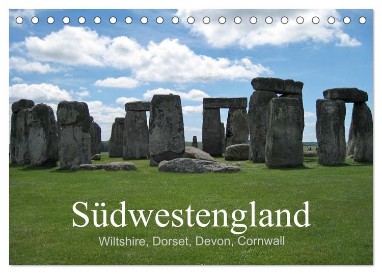 Produktbild: S&uuml;dwestengland (Tischkalender 2026 DIN A5 quer), CALVENDO Monatskalender