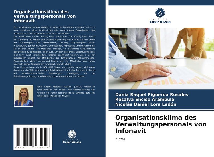 Produktbild: Organisationsklima des Verwaltungspersonals von Infonavit