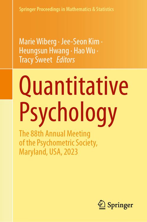 Produktbild: Quantitative Psychology