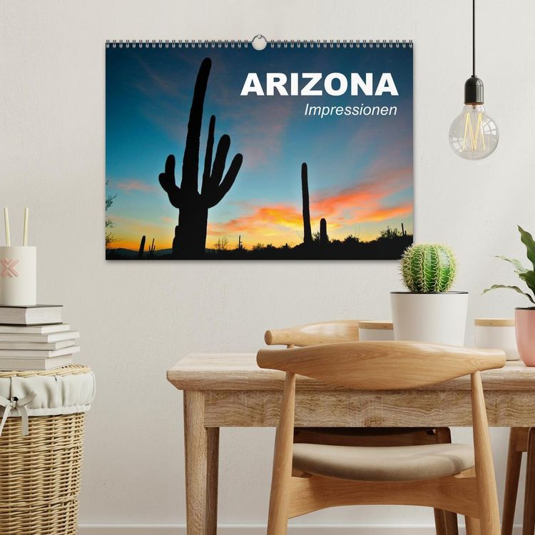Produktbild: Arizona &bull; Impressionen (Wandkalender 2026 DIN A3 quer), CALVENDO Monatskalender