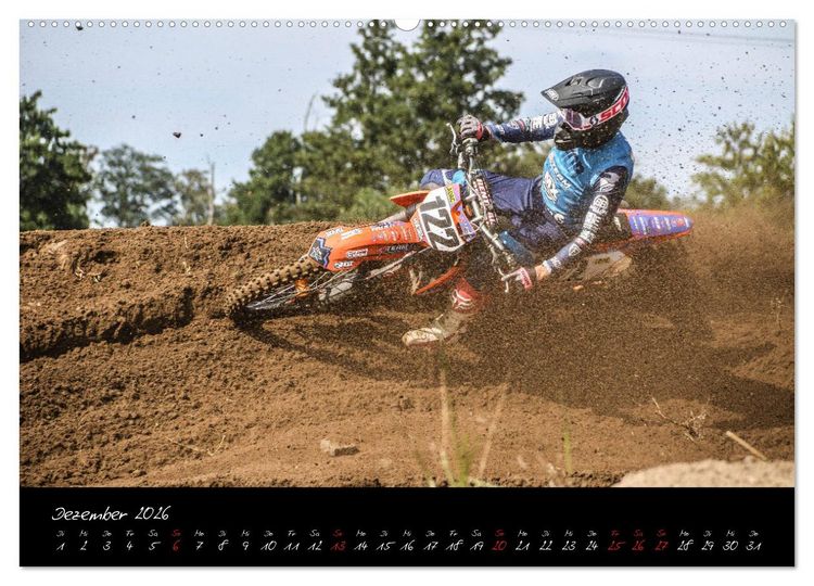 Produktbild: Motocross Racing 2026 (hochwertiger Premium Wandkalender 2026 DIN A2 quer), Kunstdruck in Hochglanz