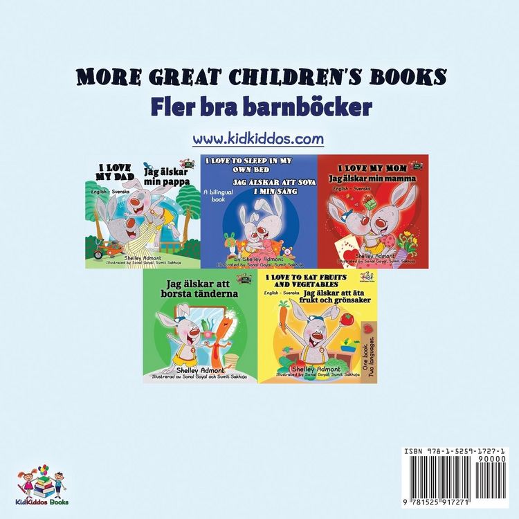 Produktbild: I Love My Dad (English Swedish Bilingual Book)