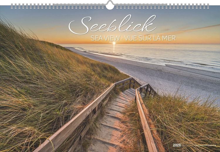 Bild vom Artikel Seeblick 2026 - Bildkalender quer 49,5x33 cm - Sea View - die schönsten Strandbilder - Landschaftskalender - Wandkalender - Wandplaner vom Autor Alpha Edition