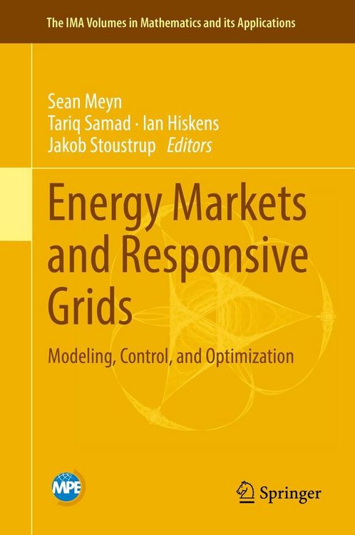 Produktbild: Energy Markets and Responsive Grids