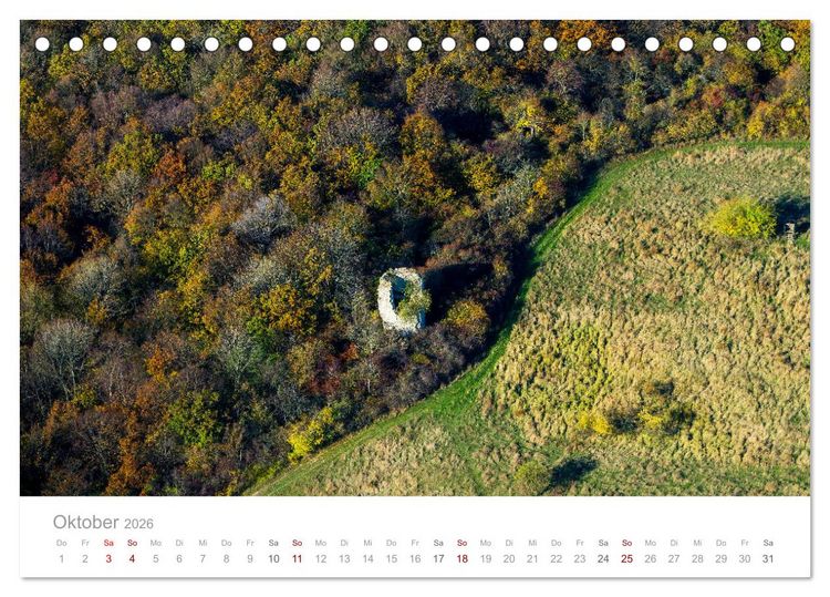 Produktbild: Harzvorland Luftbilder 2026 (Tischkalender 2026 DIN A5 quer), CALVENDO Monatskalender