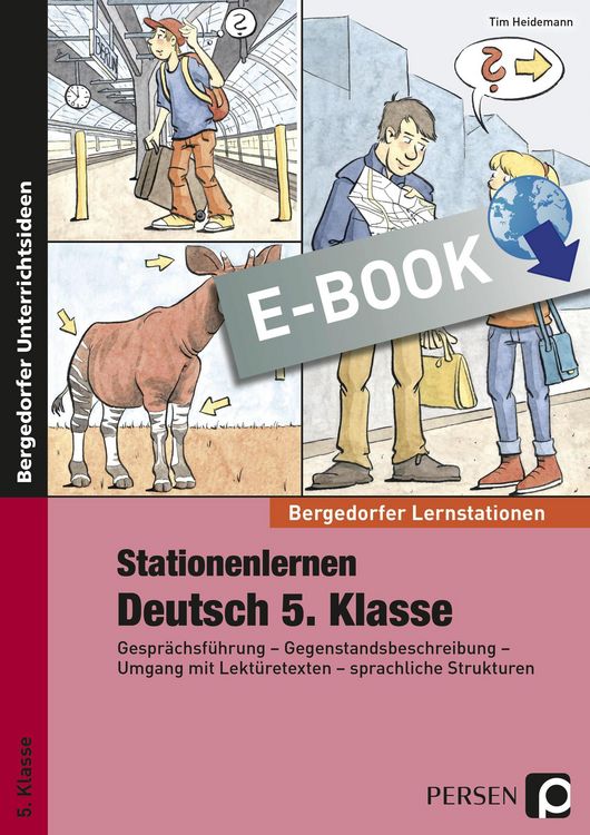 Produktbild: Stationenlernen Deutsch 5. Klasse