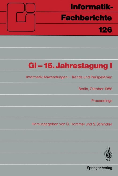 Produktbild: GI-16.Jahrestagung I
