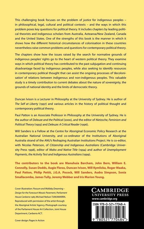 Produktbild: Political Theory and the Rights of Indigenous Peoples