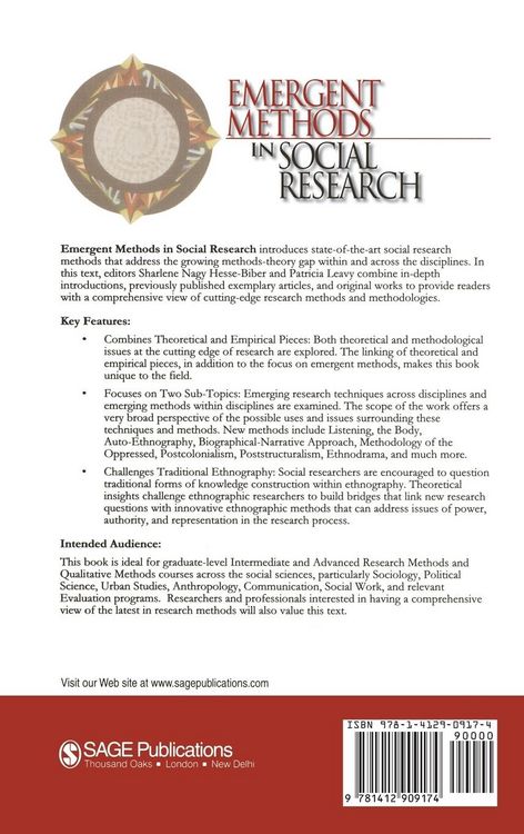 Produktbild: Emergent Methods in Social Research