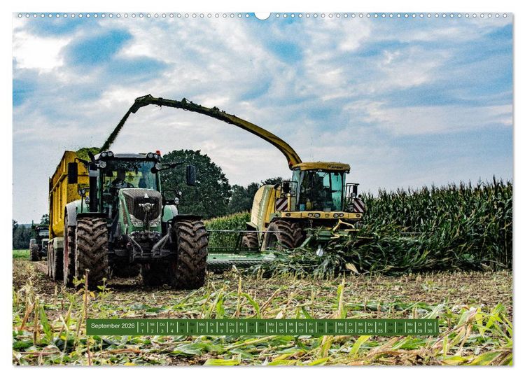 Produktbild: Landwirtschaft - Giganten im Feld (Wandkalender 2026 DIN A2 quer), CALVENDO Monatskalender