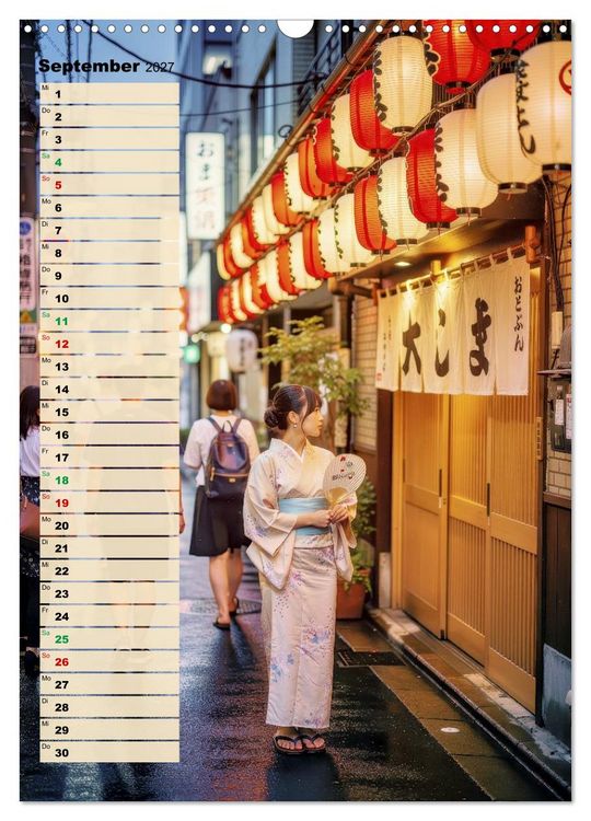 Produktbild: Japanische Lebensart (Wandkalender 2027 DIN A3 hoch), CALVENDO Monatskalender