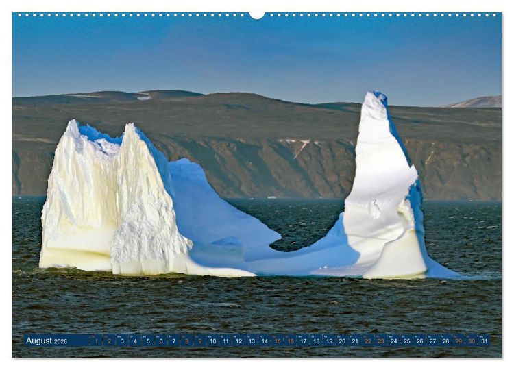 Produktbild: Berge aus Eis (hochwertiger Premium Wandkalender 2026 DIN A2 quer), Kunstdruck in Hochglanz
