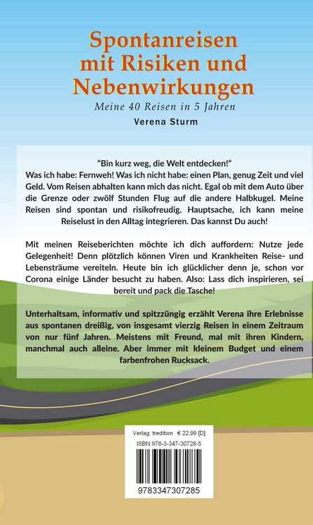 Produktbild: Spontanreisen mit Risiken und Nebenwirkungen
