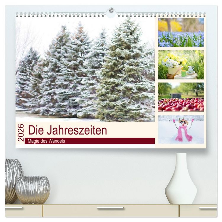 Produktbild: Die Jahreszeiten. Magie des Wandels (hochwertiger Premium Wandkalender 2026 DIN A2 quer), Kunstdruck in Hochglanz