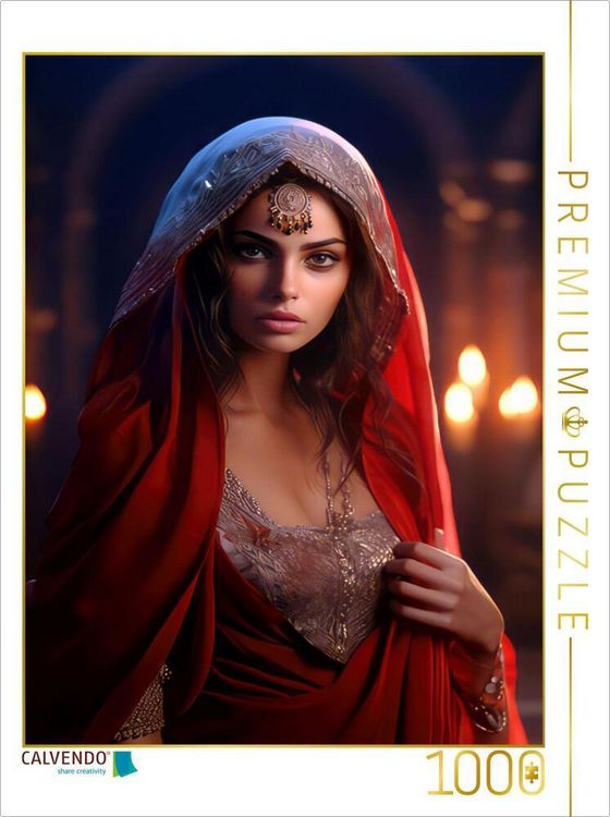 Produktbild: CALVENDO Puzzle Arabische Prinzessin | 1000 Teile Lege-Gr&ouml;&szlig;e 64x48cm Foto-Puzzle f&uuml;r gl&uuml;ckliche Stunden