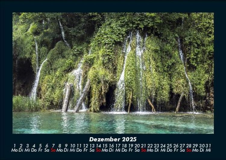 Produktbild: Wasserf&auml;lle 2025 Fotokalender DIN A5