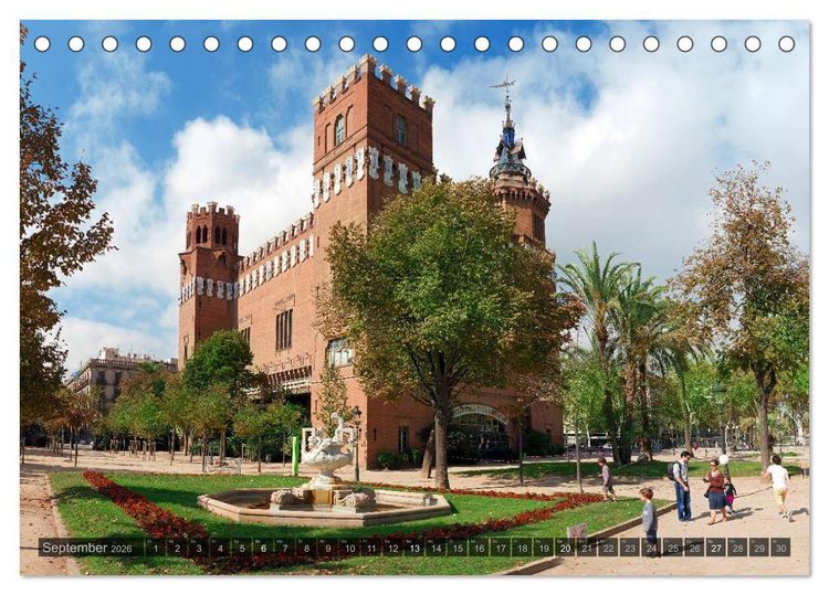 Produktbild: Barcelona - Von Gotik bis Modernisme (Tischkalender 2026 DIN A5 quer), CALVENDO Monatskalender