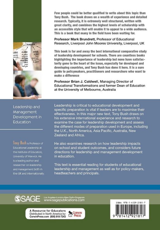 Produktbild: Leadership and Management Development in Education