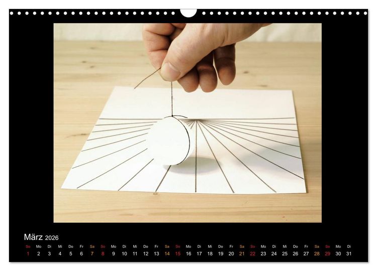 Produktbild: optische T&auml;uschungen 2026 (Wandkalender 2026 DIN A3 quer), CALVENDO Monatskalender