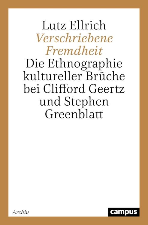 Produktbild: Verschriebene Fremdheit