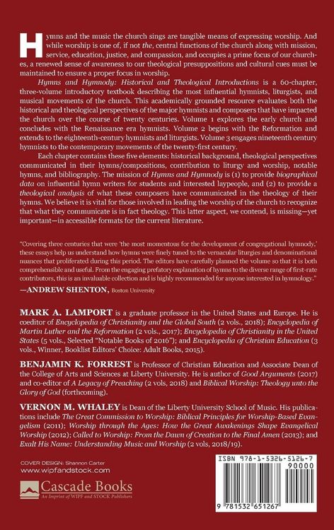 Produktbild: Hymns and Hymnody