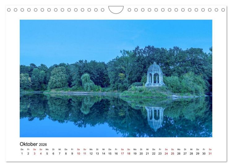 Produktbild: Blue Times - Magdeburg (Wandkalender 2026 DIN A4 quer), CALVENDO Monatskalender