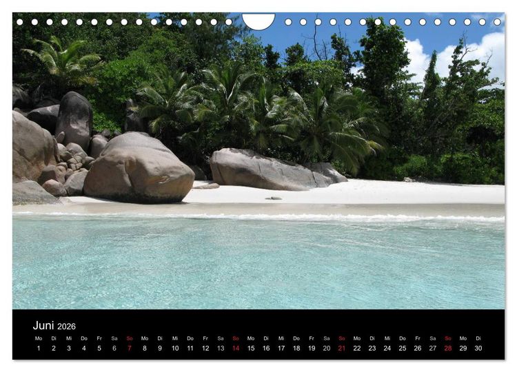 Produktbild: Seychellen (Wandkalender 2026 DIN A4 quer), CALVENDO Monatskalender