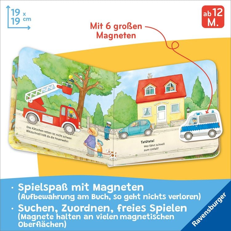 Produktbild: Mein erstes Magnetbuch - Was f&auml;hrt wo? Fahrzeuge