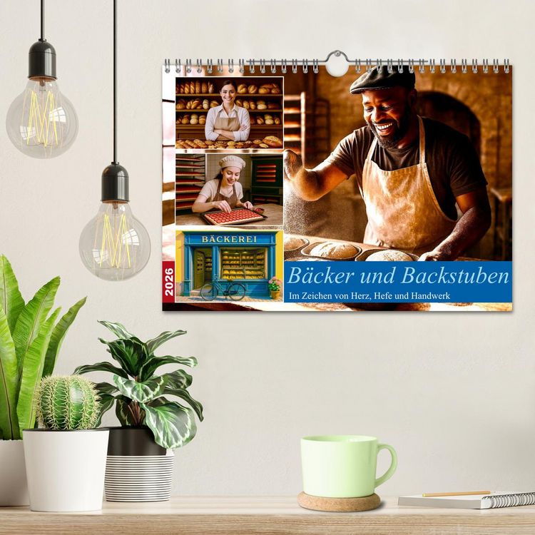 Produktbild: B&auml;cker und Backstuben (Wandkalender 2026 DIN A4 quer), CALVENDO Monatskalender