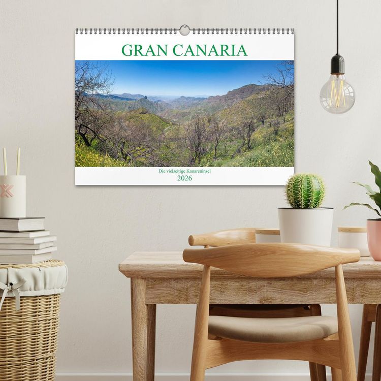 Produktbild: Gran Canaria - Die vielseitige Kanareninsel (Wandkalender 2026 DIN A3 quer), CALVENDO Monatskalender