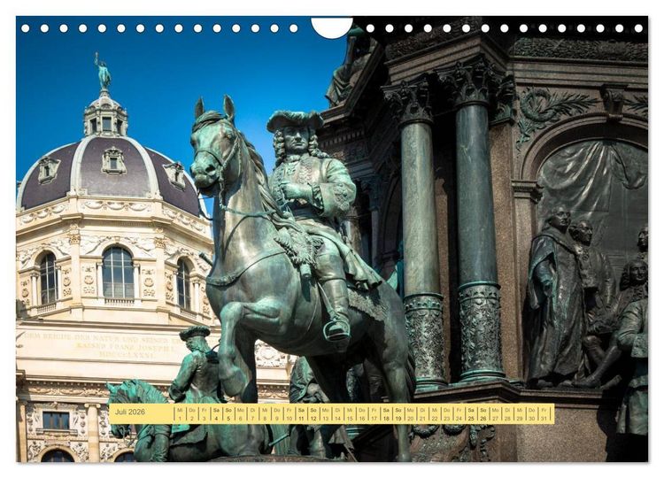 Produktbild: St&auml;dtereise Wien (Wandkalender 2026 DIN A4 quer), CALVENDO Monatskalender