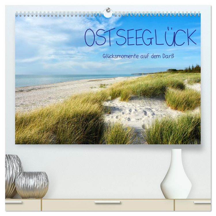 Produktbild: OSTSEEGL&Uuml;CK - Gl&uuml;cksmomente auf dem Dar&szlig; (hochwertiger Premium Wandkalender 2026 DIN A2 quer), Kunstdruck in Hochglanz
