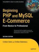 Produktbild: Beginning PHP and MySQL E-Commerce