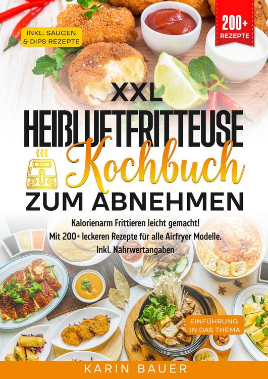 Produktbild: XXL Hei&szlig;luftfritteuse Kochbuch zum Abnehmen