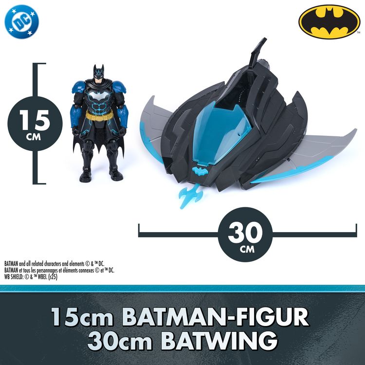 Produktbild: BAT Batman Ninja Batwing + 15cm Batman