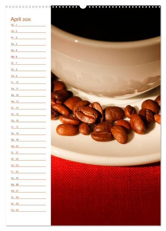 Produktbild: K&ouml;stliche Kaffeespezialit&auml;ten (Wandkalender 2026 DIN A2 hoch), CALVENDO Monatskalender