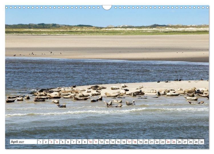 Produktbild: Borkum - Momente einer Reise (Wandkalender 2027 DIN A3 quer), CALVENDO Monatskalender