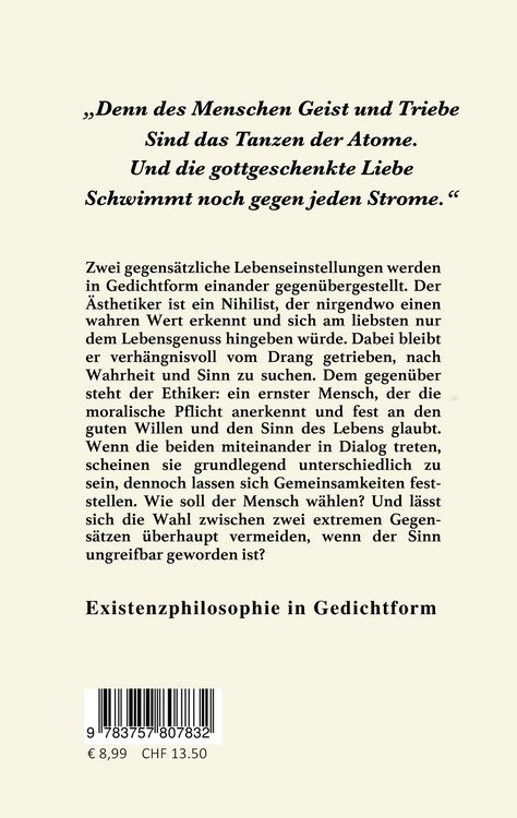 Produktbild: Poetisches Entweder - Oder