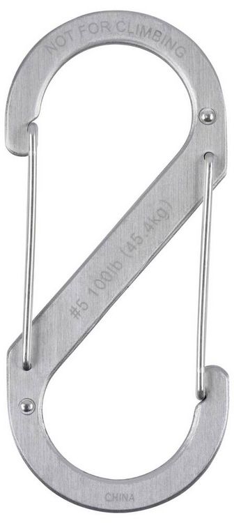 Produktbild: NITE Ize NI-SB5-03-11 Karabiner S-Biner Gr. 5 111mm x 49mm 1St.