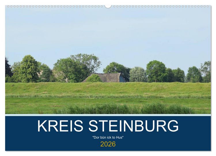 Produktbild: Kreis Steinburg (Wandkalender 2026 DIN A2 quer), CALVENDO Monatskalender