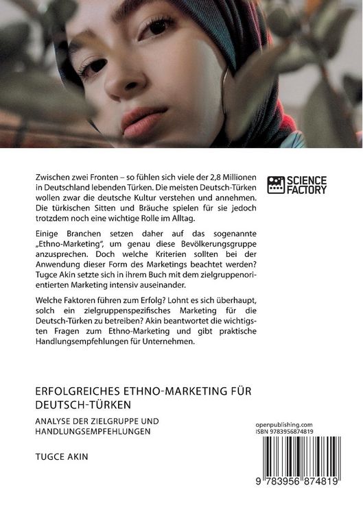 Produktbild: Erfolgreiches Ethno-Marketing f&uuml;r Deutsch-T&uuml;rken. Analyse der Zielgruppe und Handlungsempfehlungen