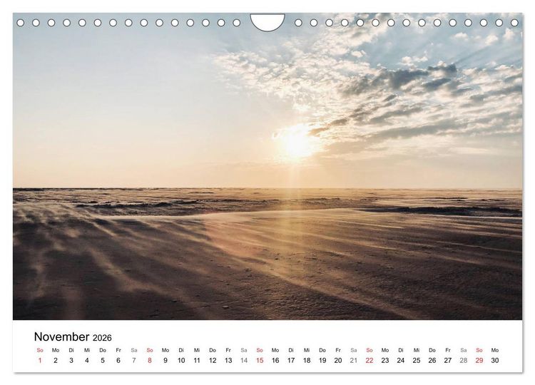 Produktbild: Borkum - Wo die Zeit still steht. (Wandkalender 2026 DIN A4 quer), CALVENDO Monatskalender