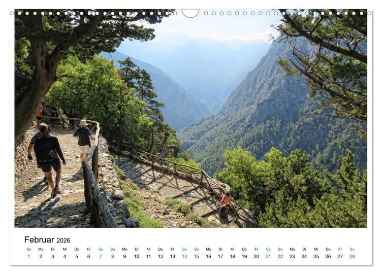 Produktbild: Die Insel Kreta - St&auml;dte, Schluchten und Meer (Wandkalender 2026 DIN A3 quer), CALVENDO Monatskalender