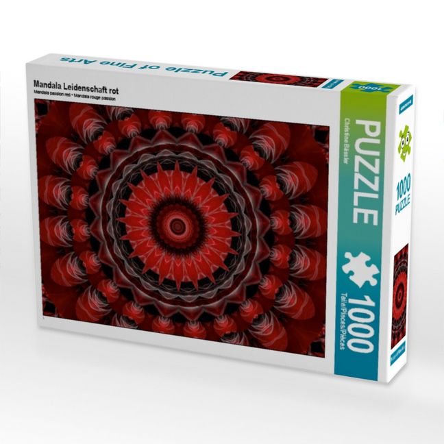 Produktbild: Mandala Leidenschaft rot (Puzzle)