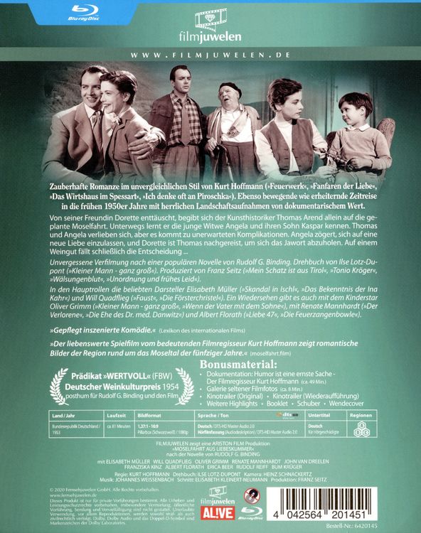Produktbild: Moselfahrt aus Liebeskummer (Filmjuwelen)