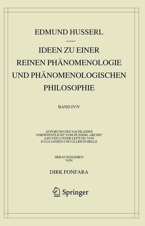 Produktbild: Ideen zu einer reinen Ph&auml;nomenologie und ph&auml;nomenologischen Philosophie. Zweites Buch: Ph&auml;nomenologische Untersuchungen zur Konstitution und Wissensch