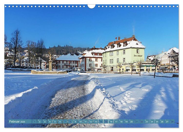 Produktbild: St. Blasien - Dom- und Kurstadt (Wandkalender 2026 DIN A3 quer), CALVENDO Monatskalender