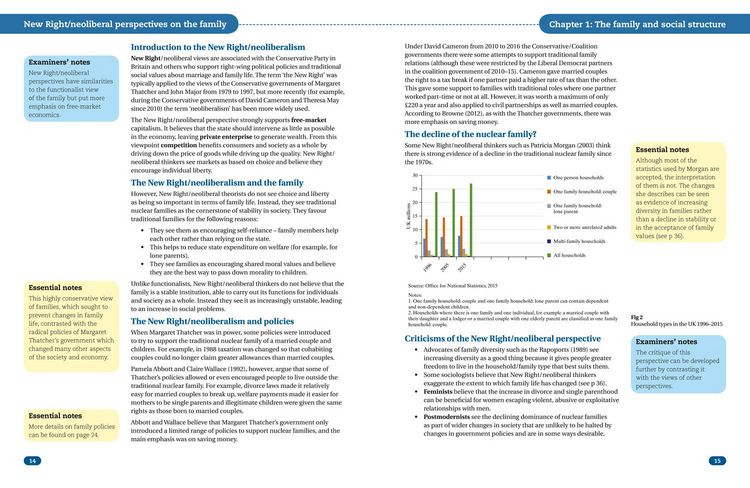 Produktbild: AQA AS and A Level Sociology Families and Households