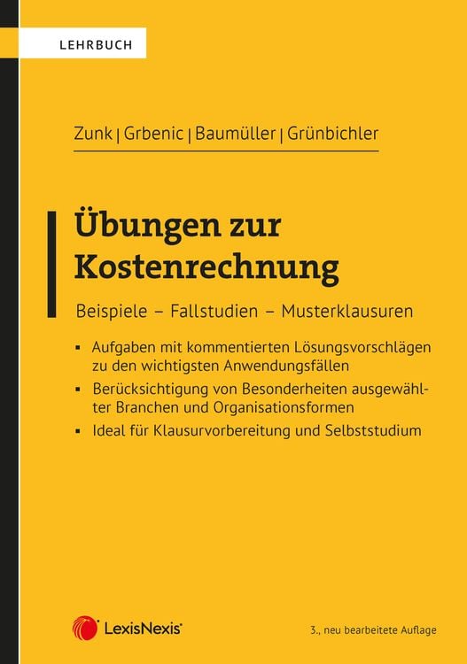 Bild vom Artikel Übungen zur Kostenrechnung vom Autor Rudolf Grünbichler