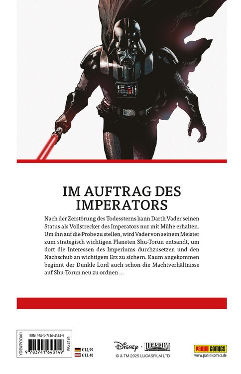 Produktbild: Star Wars (Pocket Edition): Darth Vader - Der Shu-Torun Krieg